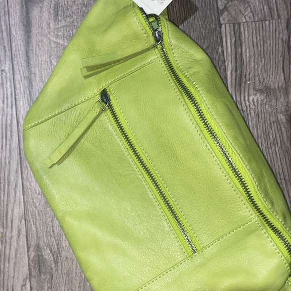 Free People Wilder Embellished Sling Bag Leather crossbody  Concho Strap NWT - Picture 6 of 7